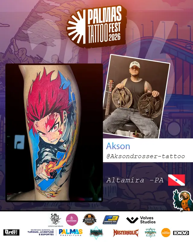 Arte de divulgação de Akson