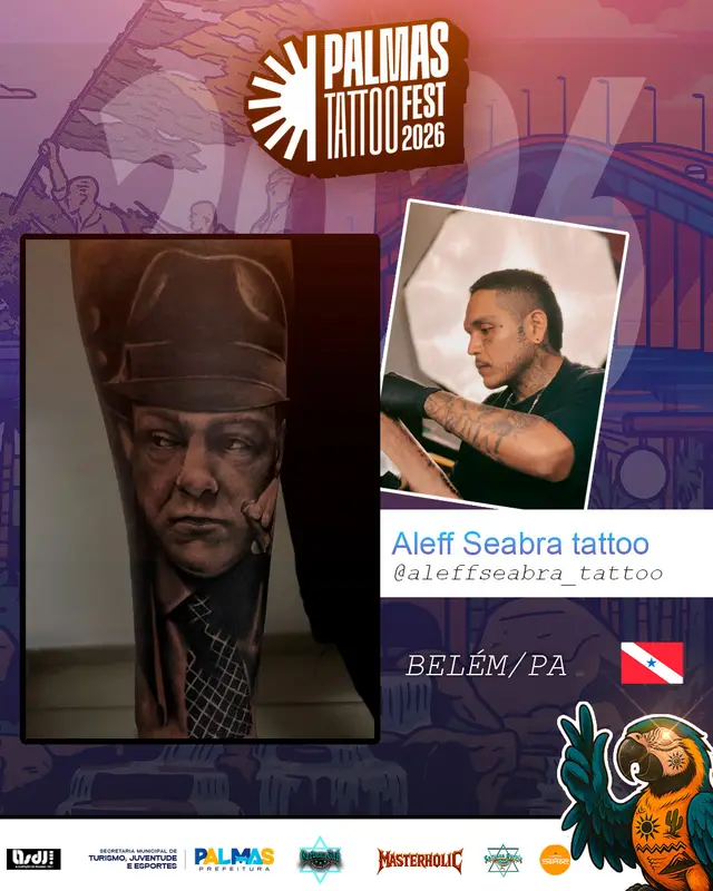 Arte de divulgação de Aleff Seabra