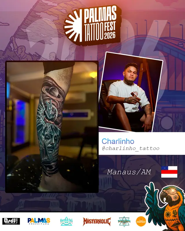 Arte de divulgação de Charlinho