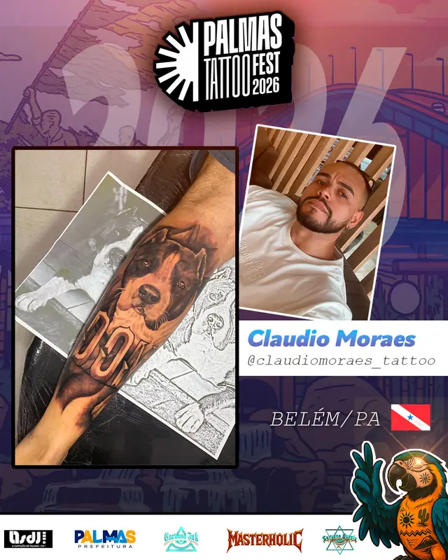 Arte de divulgação de Claudio Moraes