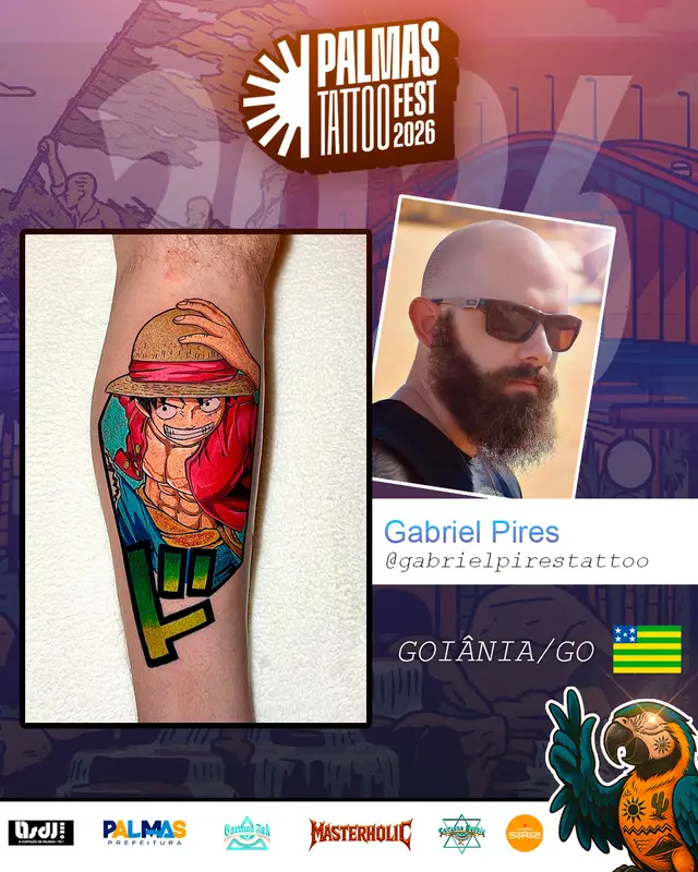Arte de divulgação de Gabriel Pires