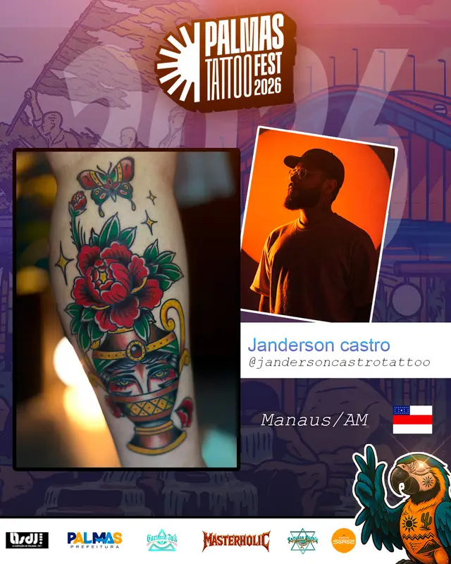 Arte de divulgação de Janderson Castro