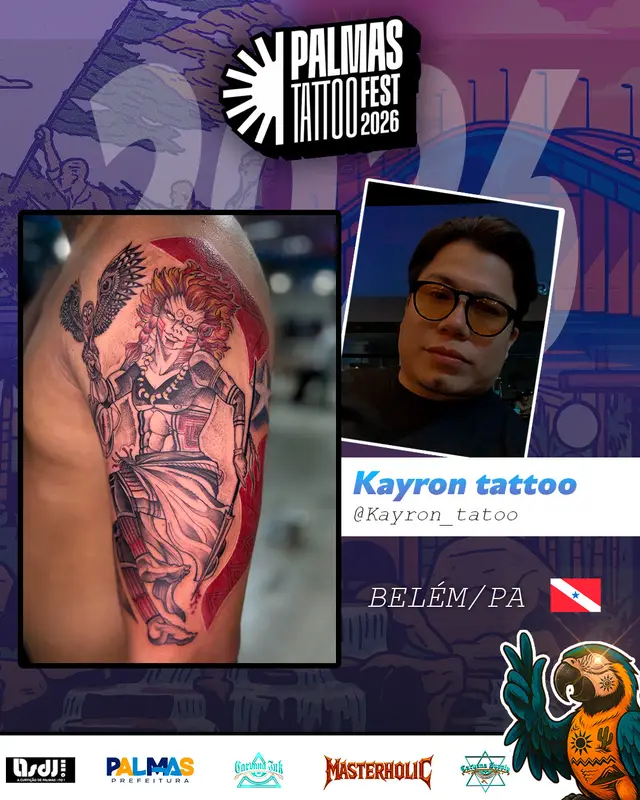 Arte de divulgação de Kayron Tattoo