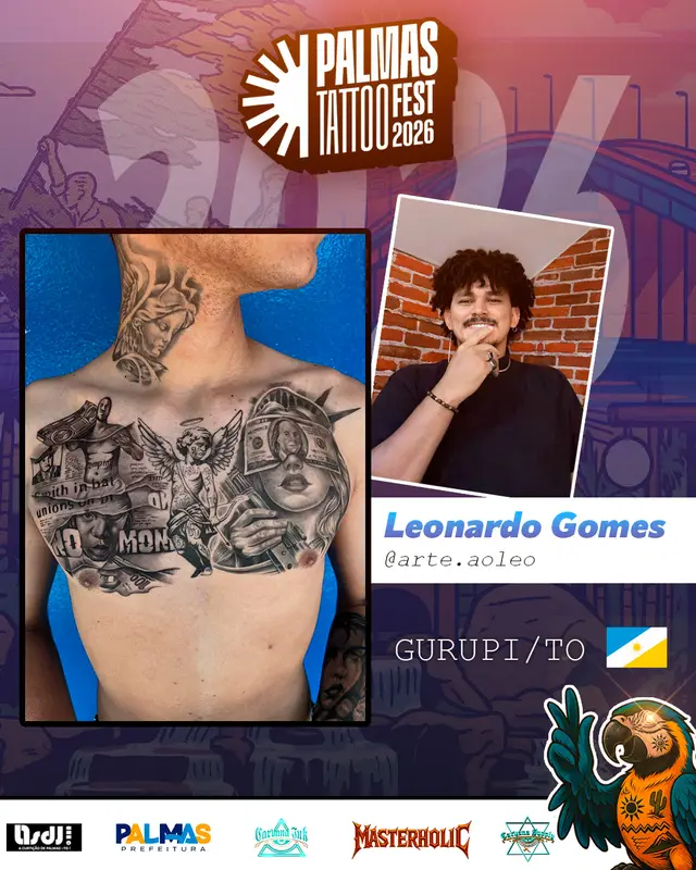 Arte de divulgação de Leonardo Gomes