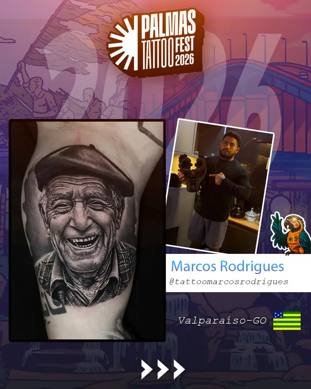 Arte de divulgação de Marcos Rodrigues