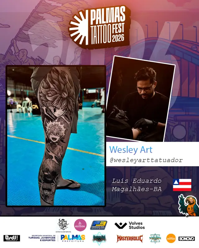 Arte de divulgação de Wesley Art