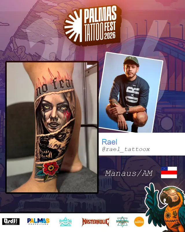 Arte de divulgação de Rael