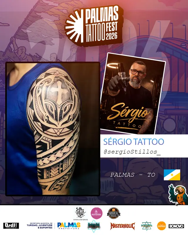 Arte de divulgação de Sérgio Tattoo