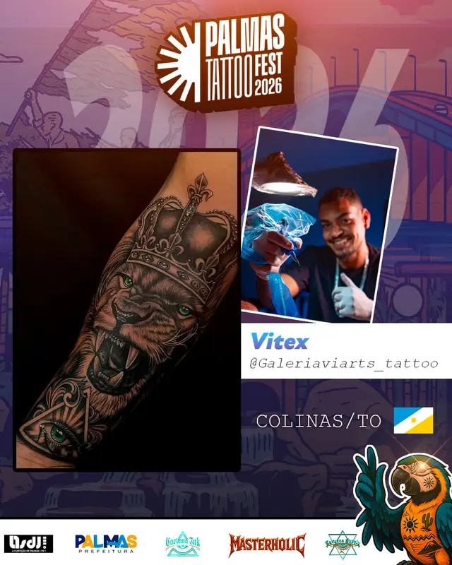 Arte de divulgação de Vitex