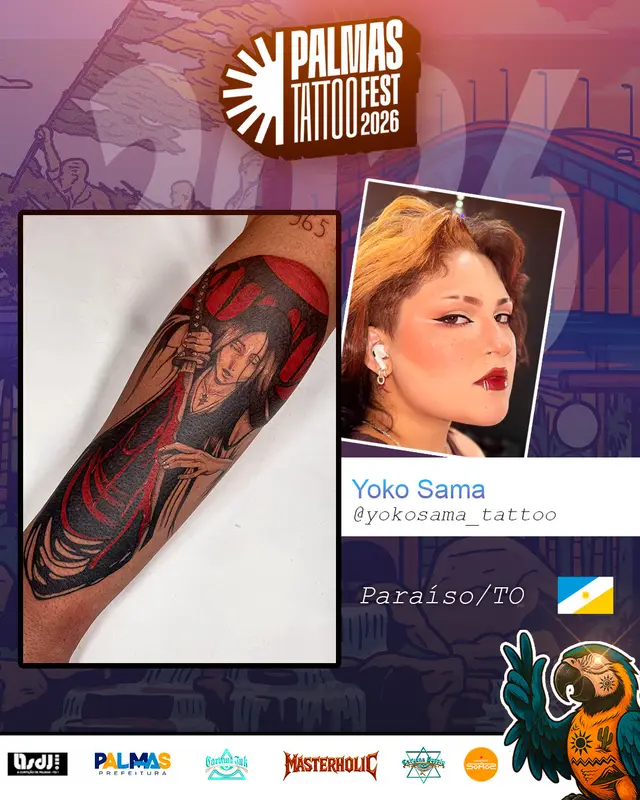 Arte de divulgação de Yoko Sama