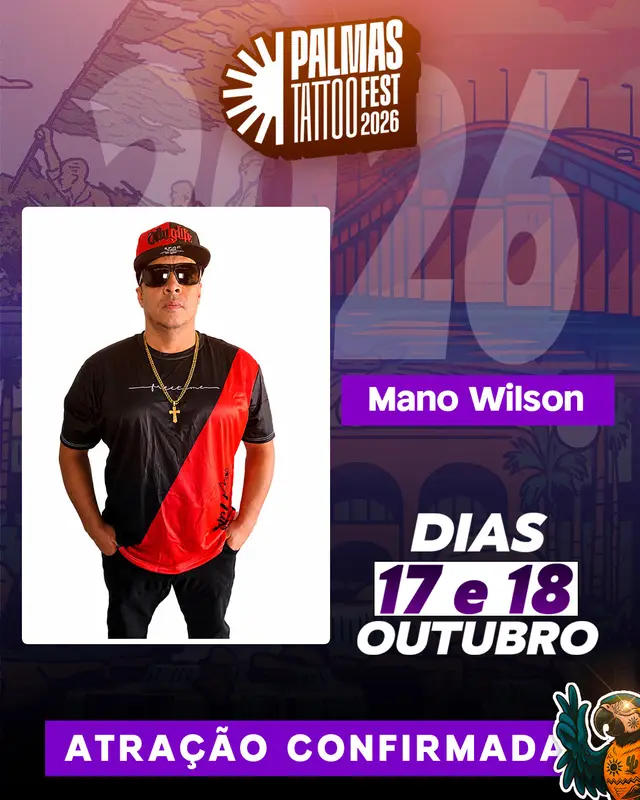 Arte de divulgação de Mano Wilson